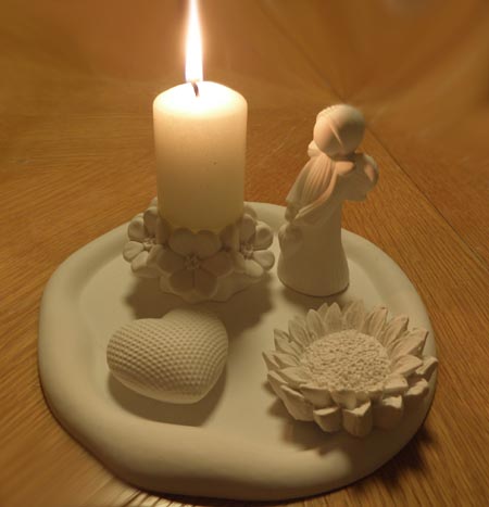 Geschenke-Shop - Geschenke-Set - Engel mit Kerze